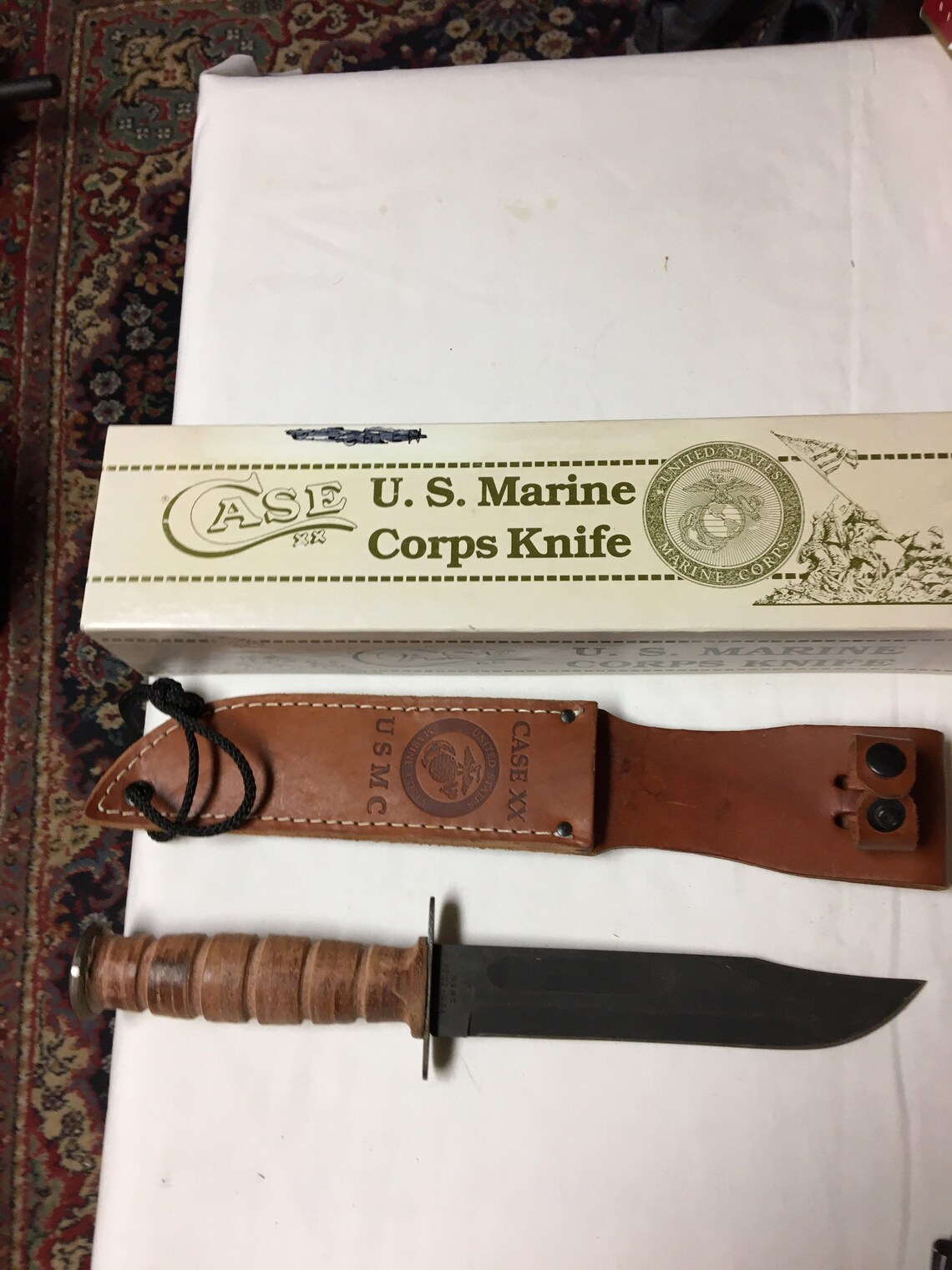 M.I.B.1992 Case XX USMC Limited Edition Collectible Fixed Etsy