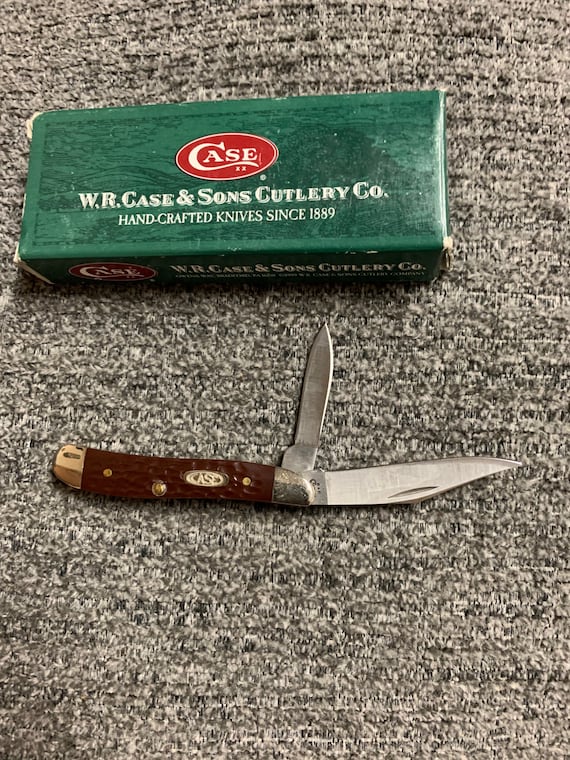 2002-case XX USA Brown Bone 2 Blade Peanut 6220 SS Folding Pocket Knife  Knife/box/2 3/4fishing -  Canada