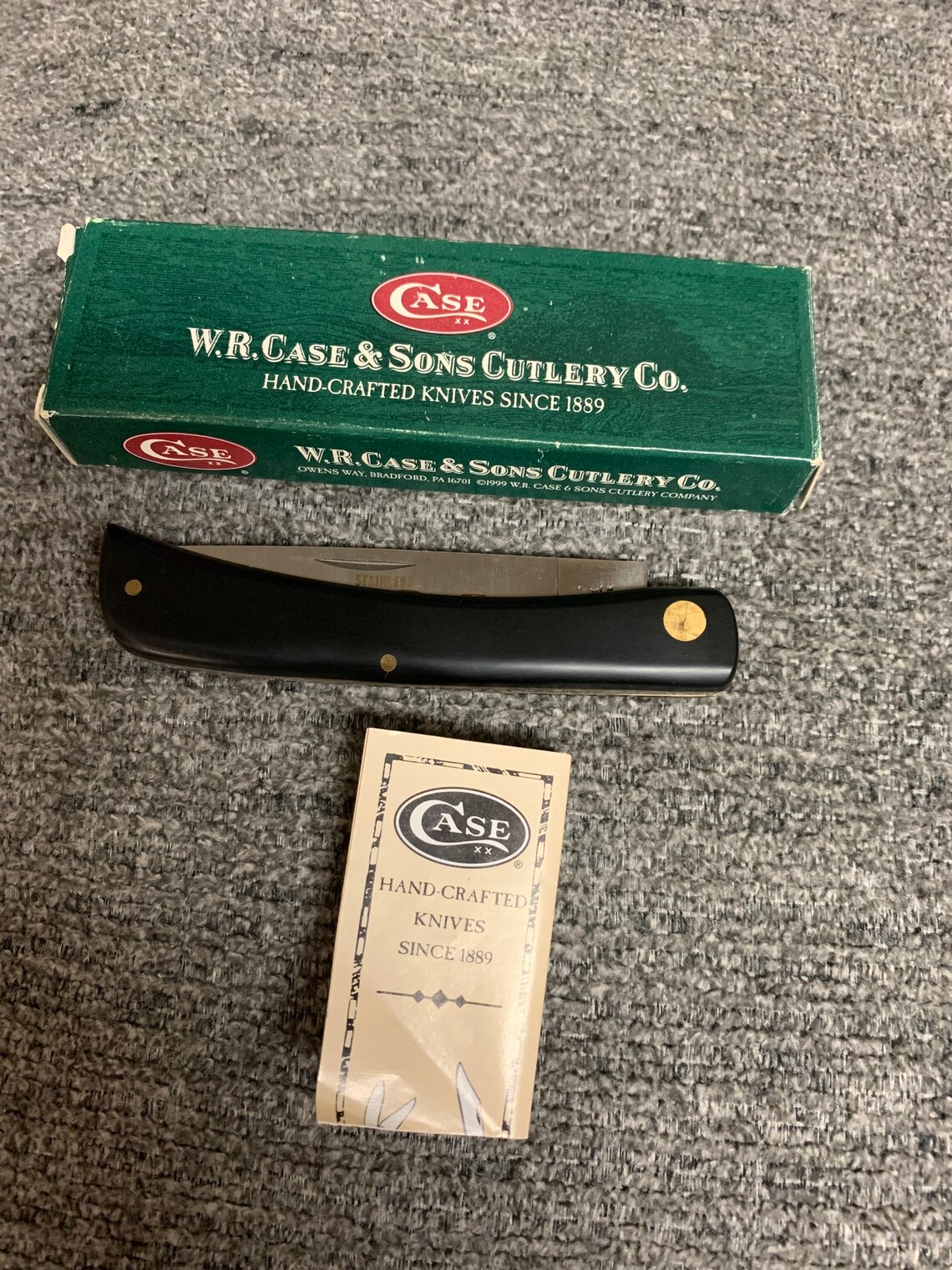 New/Old 2002 W.R Case & Sons Cutlery Co. Sodbuster stainless Etsy