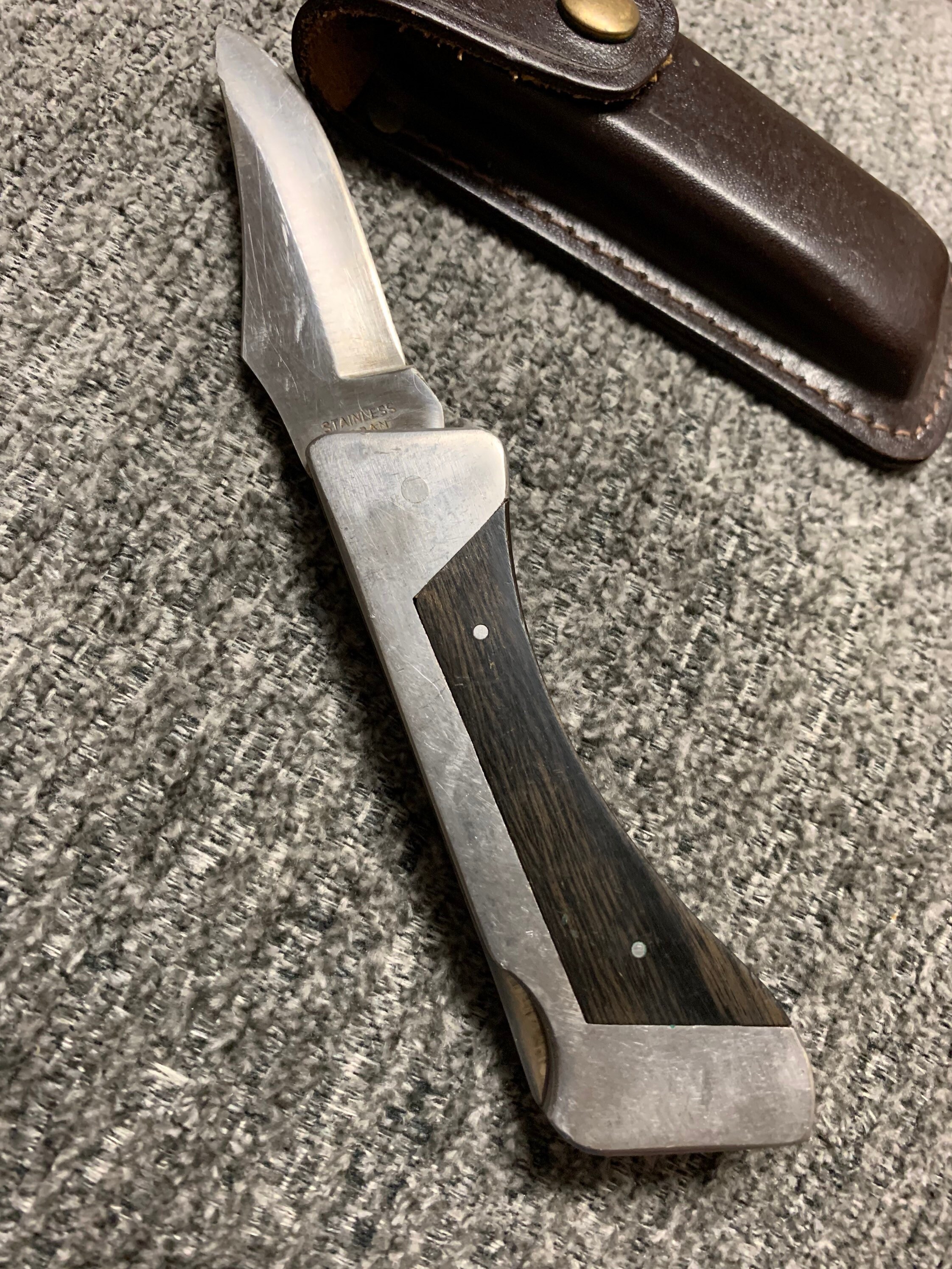 1970s Sharp Japan stainless lockback knife 4 1/4/Case/sold Etsy