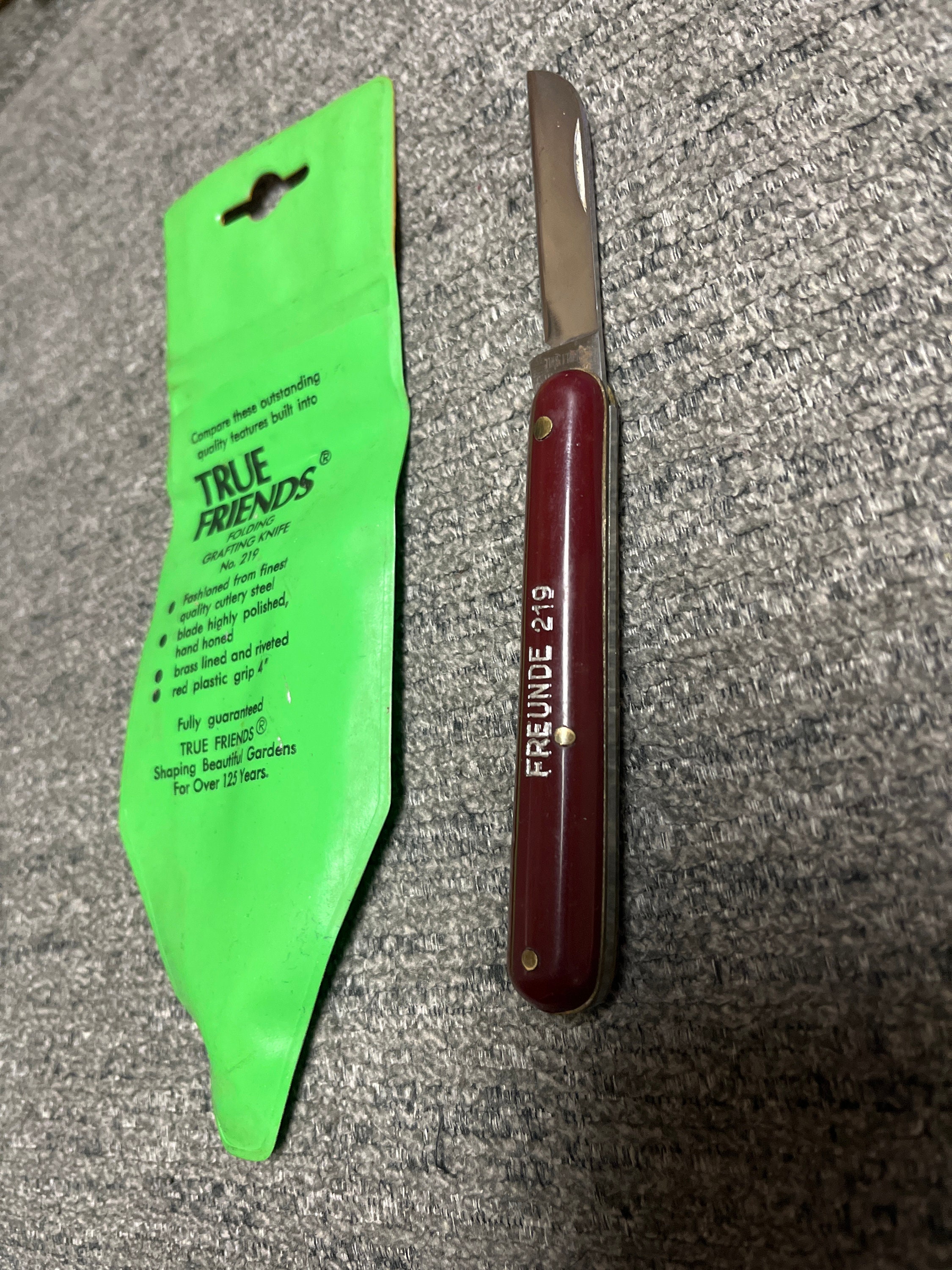 1970's True Friends West Germany FREUNDE N 219 Grafting Knife 4