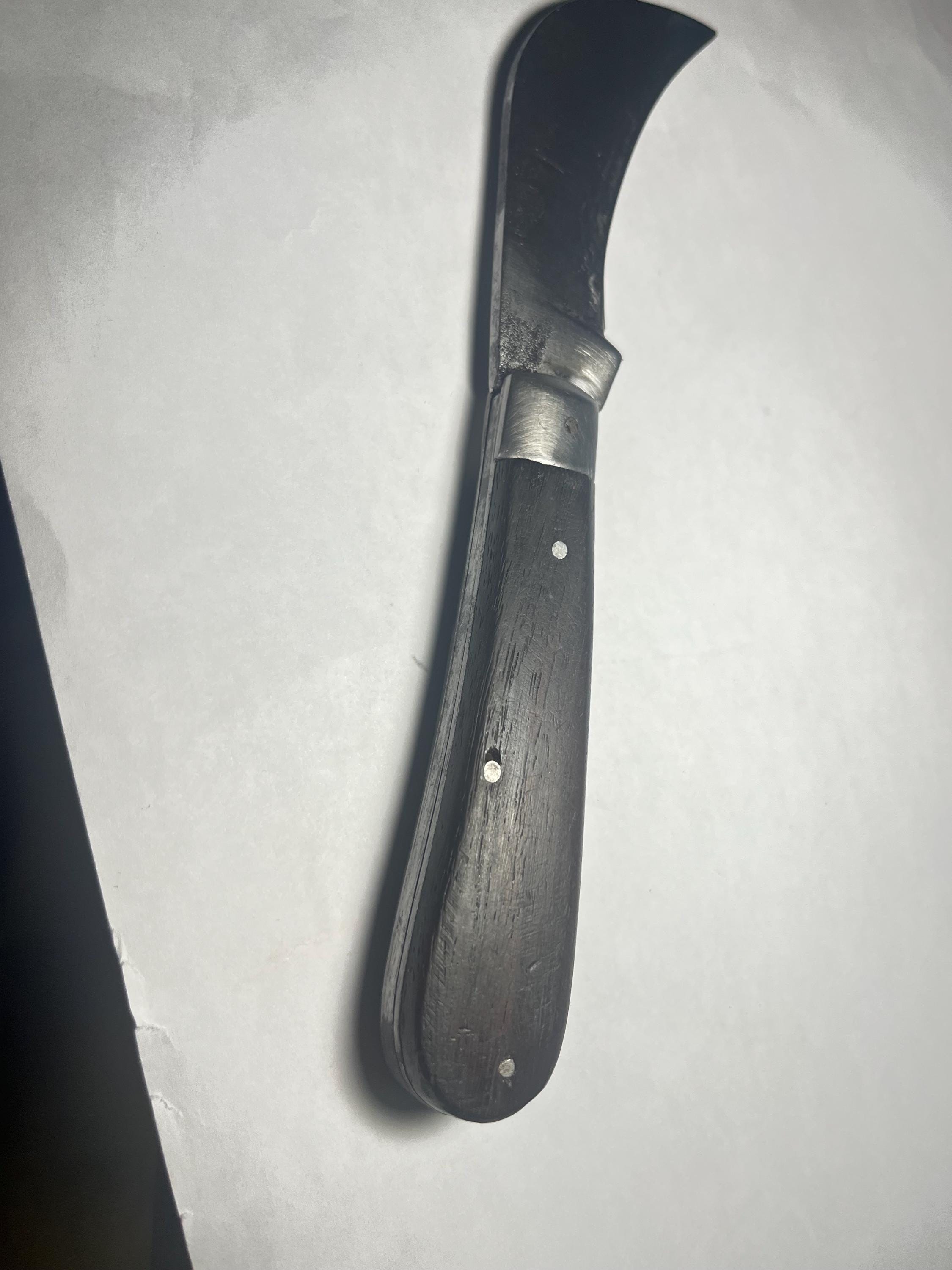 1950's 60's Sabre Japan Single Blade Hawkbill/pruning Wood Handle