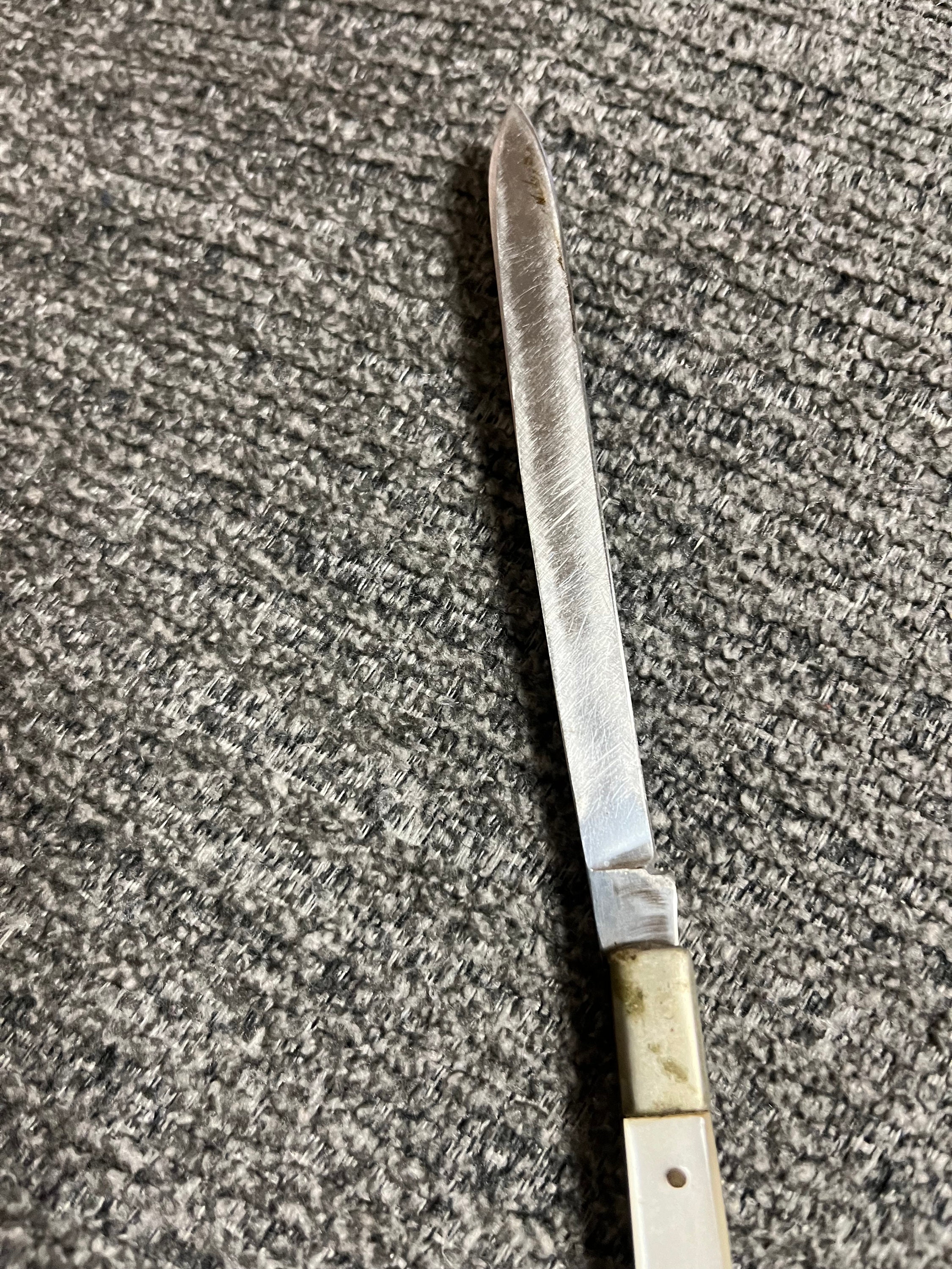 1940's50's Sabre Japan Faux Pearl Handle Doctors Folding Pocket