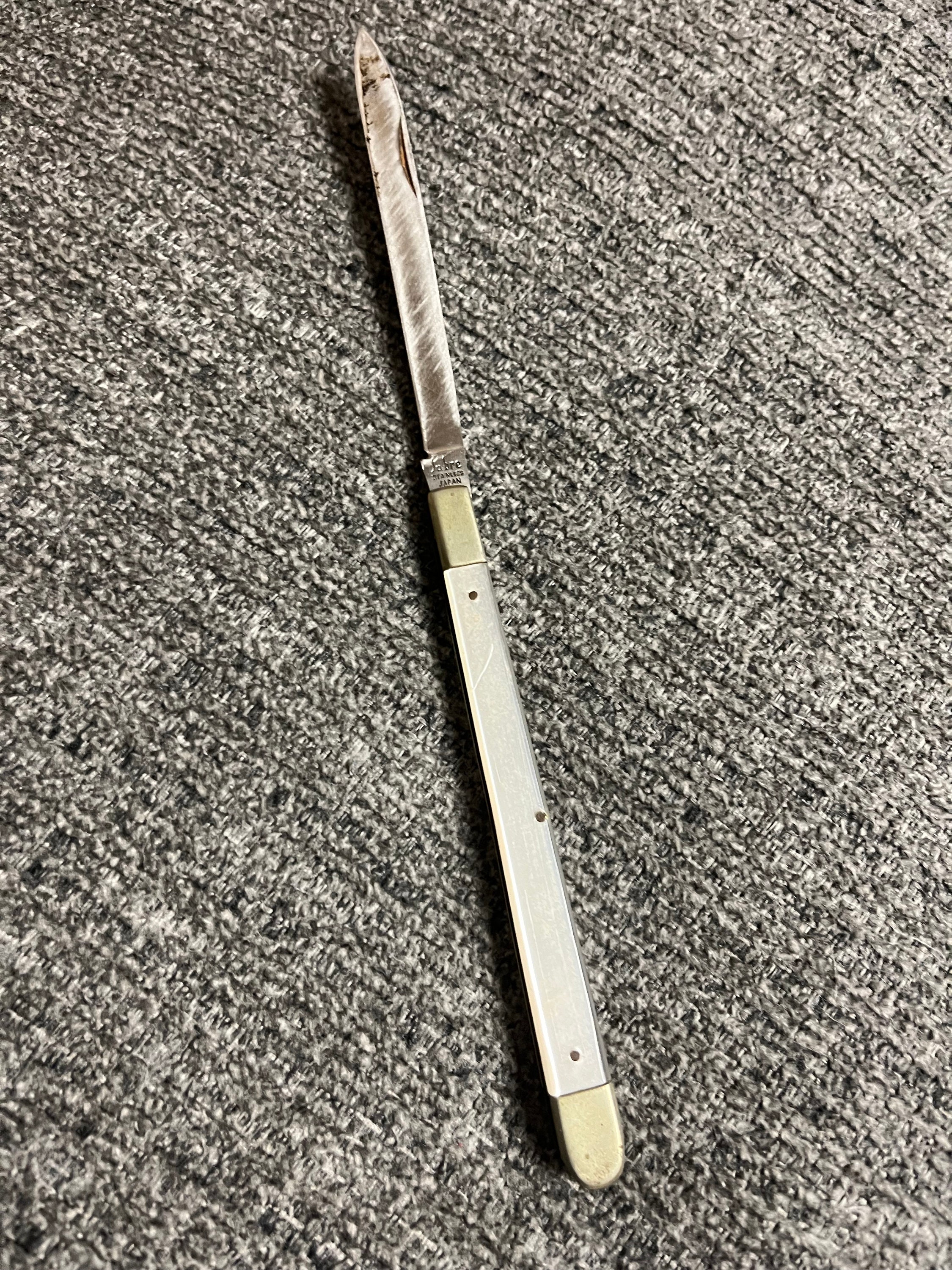 1940's50's Sabre Japan Faux Pearl Handle Doctors Folding Pocket