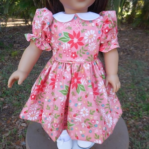 Pink dress made for American Girl image 2