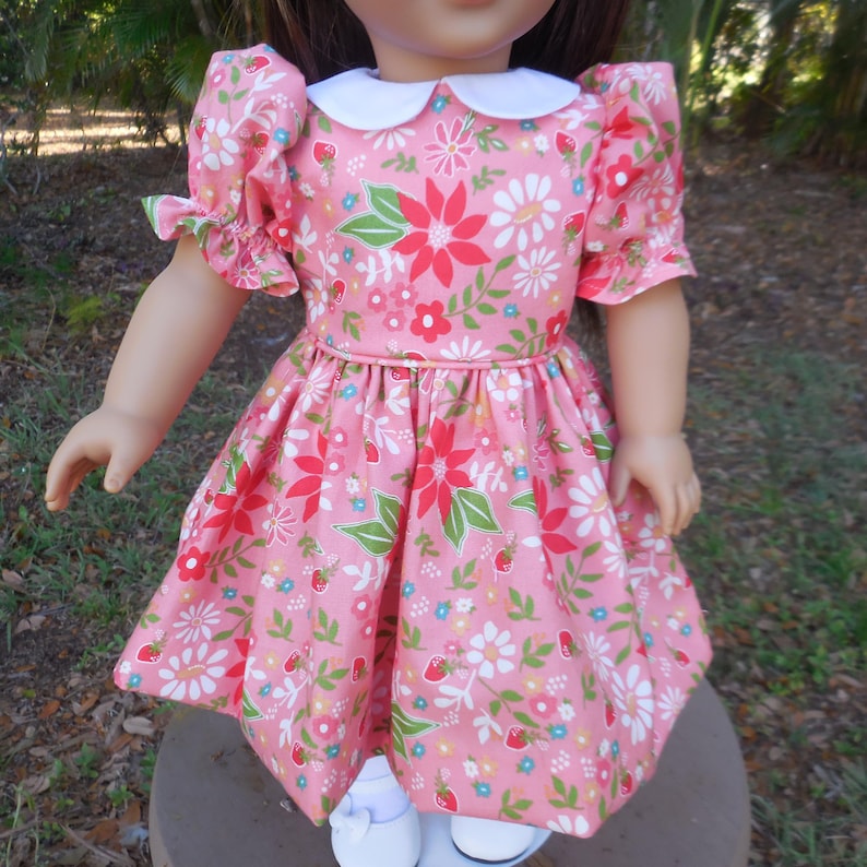 Pink dress made for American Girl image 2
