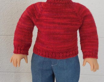 Handgestrickter Pullover und Hose für American Girl
