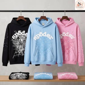 Sp5der hoodie sky blue - Etsy 日本
