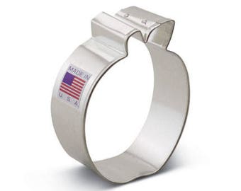 Apple with Leaf Cookie Cutter 2-3/4" | Tin Cutter, Mold for cookies & treats | party favors gift theme parties