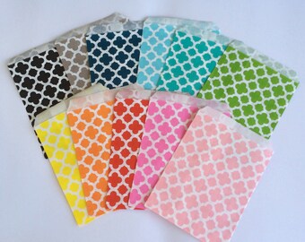 Party Favor Bags 5x7  Paper Treat Bags Candy Buffet  Favor Wedding bags baby shower Favor Bags Goodie Bags Popcorn bags Bakery Bags 20 count