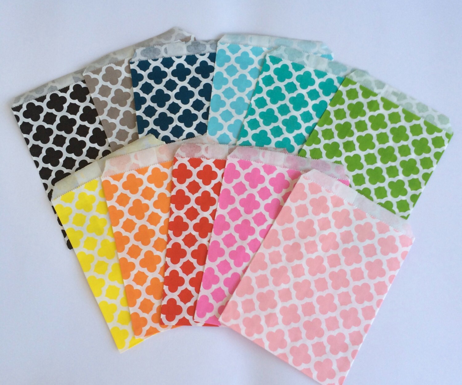 Party Favor Bags 5x7 Paper Treat Bags Candy Buffet Favor Etsy