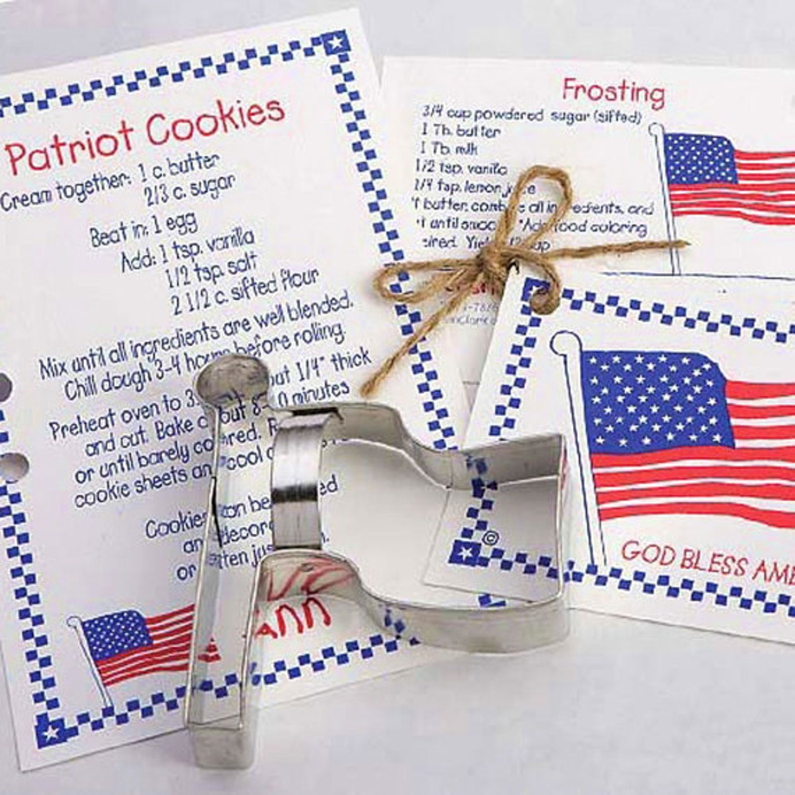 Flag Cookie Cutter USA FLAG Cookie Cutter Holiday USA Fun Etsy