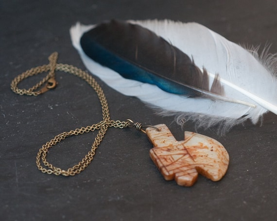 Nephrite jade ax pendant necklace, a carved gemstone tomahawk or viking ax for good luck or as a protection amulet, a unisex witchy gift