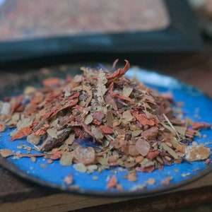 Lammas loose incense blend, Wheel of the Year incense, ritual blend for Lughnasadh, offerings and gratitude incense.
