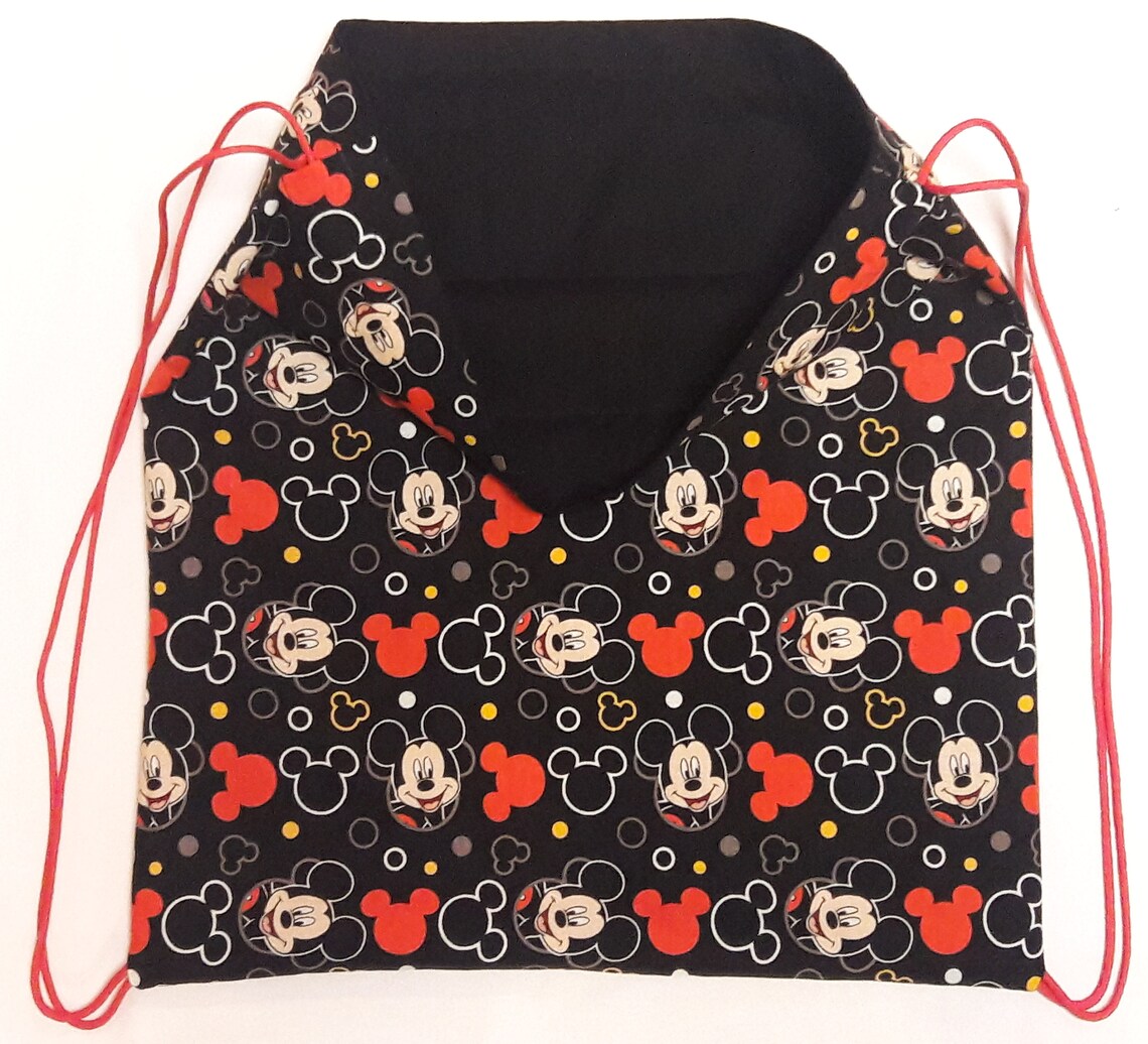 Disney Mickey mouse drawstring backpack cinch bag cinch sack Etsy