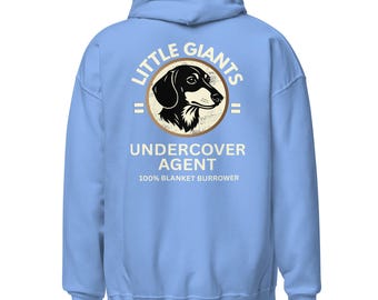 Funny Dachshund Hoodie, Sausage Dog, Vintage Graphic Jumper