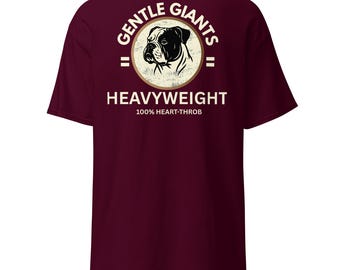 American Bulldog T-Shirt, Gentle Giants Heavyweight Cotton Blend Top