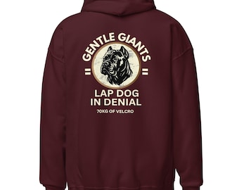 Cane Corso Hoodie, Italian Mastiff Dog Sweatshirt, Big Pet Lover Jumper, Mum Dad Gift