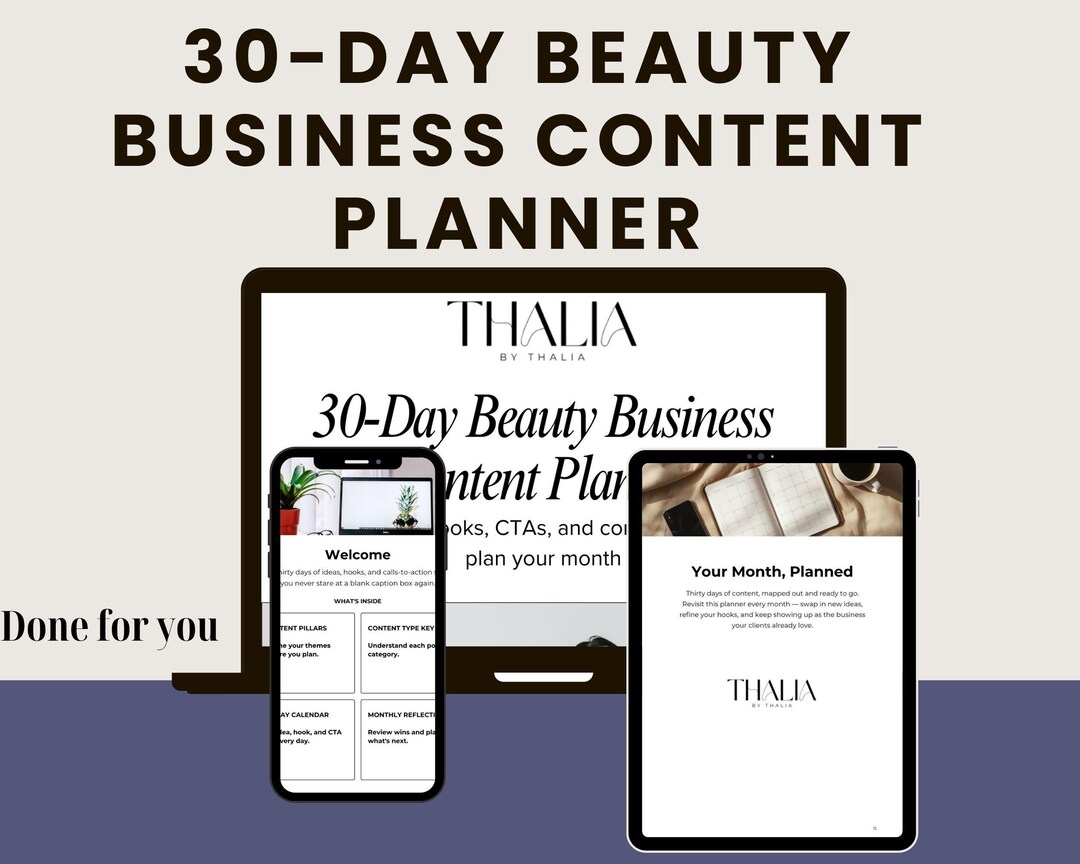 Beauty Salon Business Plan Template Canva Editable, Nail Lash Tech ...