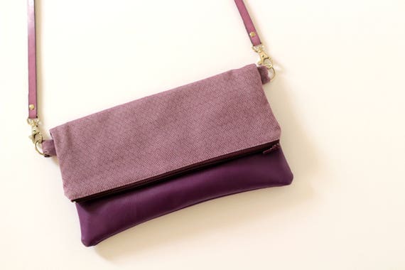purple crossbody
