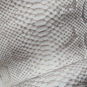 Piel de pitón auténtica para artesanía / Piel exótica natural ideal para hacer bolsos y botas.