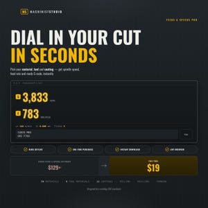 CNC Feeds and Speeds Calculator Software, Milling Drilling Turning, Offline Machinist Tool