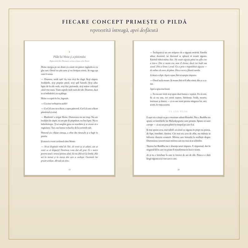 Lumina Nemuritoare - Romanian Spiritual Book PDF - multi panel wall art set hung in a room, mockup 3