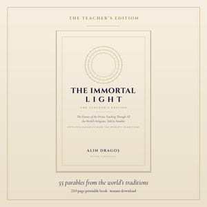 The Immortal Light - Teacher's Edition Printable Book - multi panel wall art set hung in a room, mockup 1