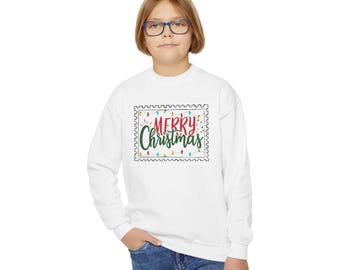 Weihnachts-Sweatshirt für Kinder | Gemütliches Sweatshirt mit Rundhalsausschnitt