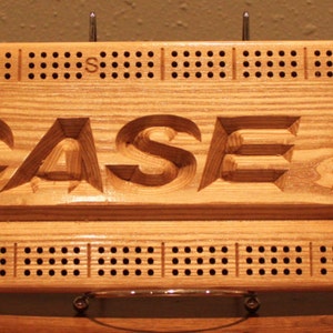 CASE IH Cribbage Board Made From Black Ash