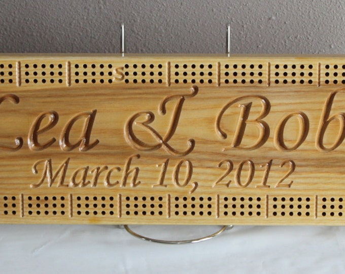 Personalized Cribbage Board Etsy