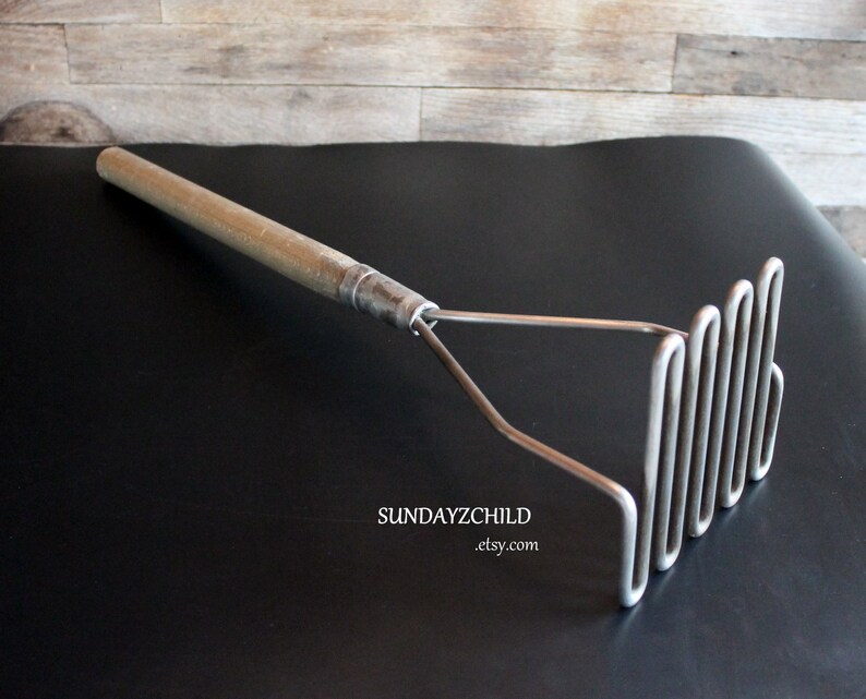 Industrial Potato Masher Huge Kitchen Utensil School Etsy
