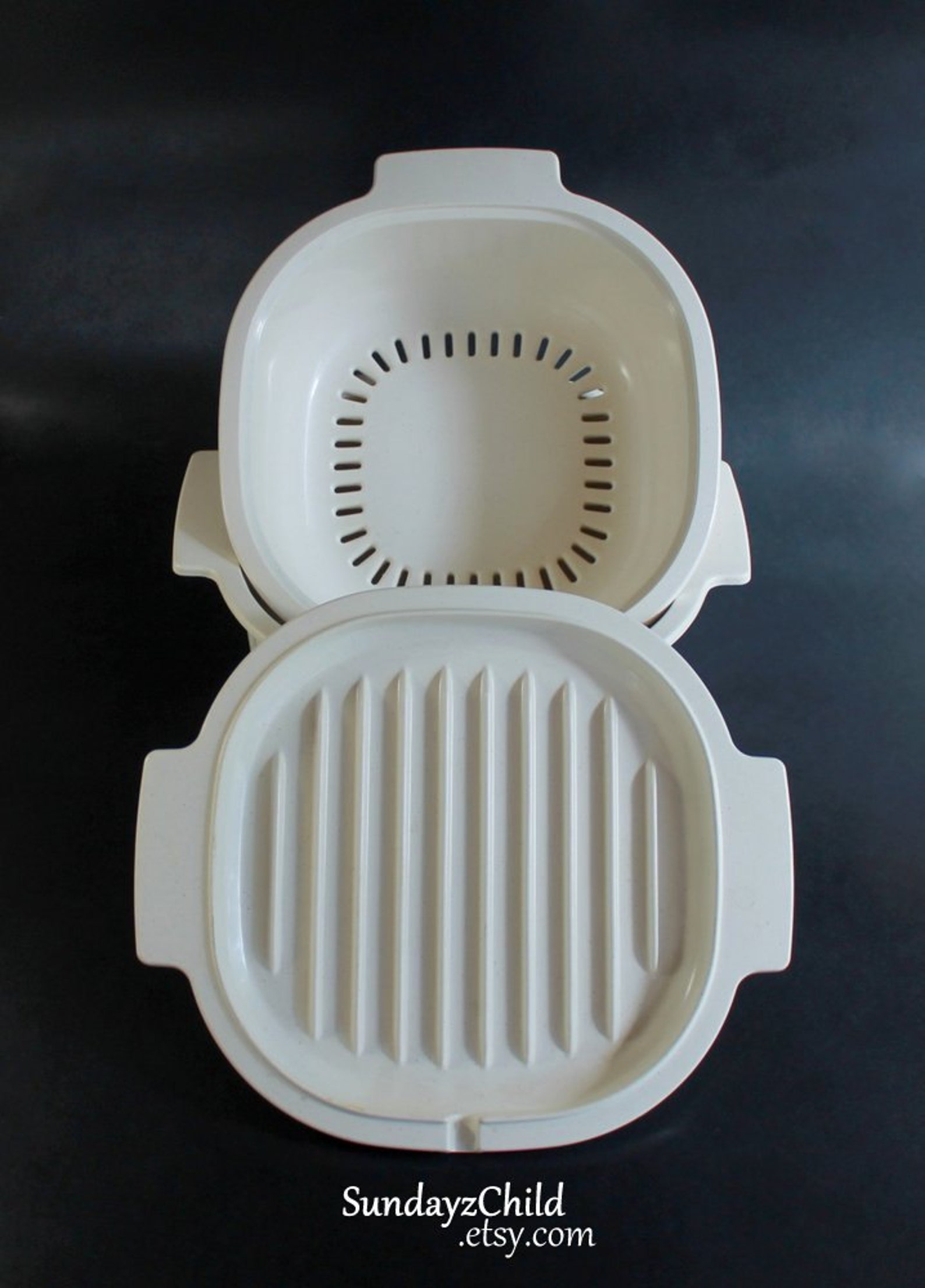 Rubbermaid Microwave Cookware 7 Piece Stackable 3 Qt & 1 Etsy