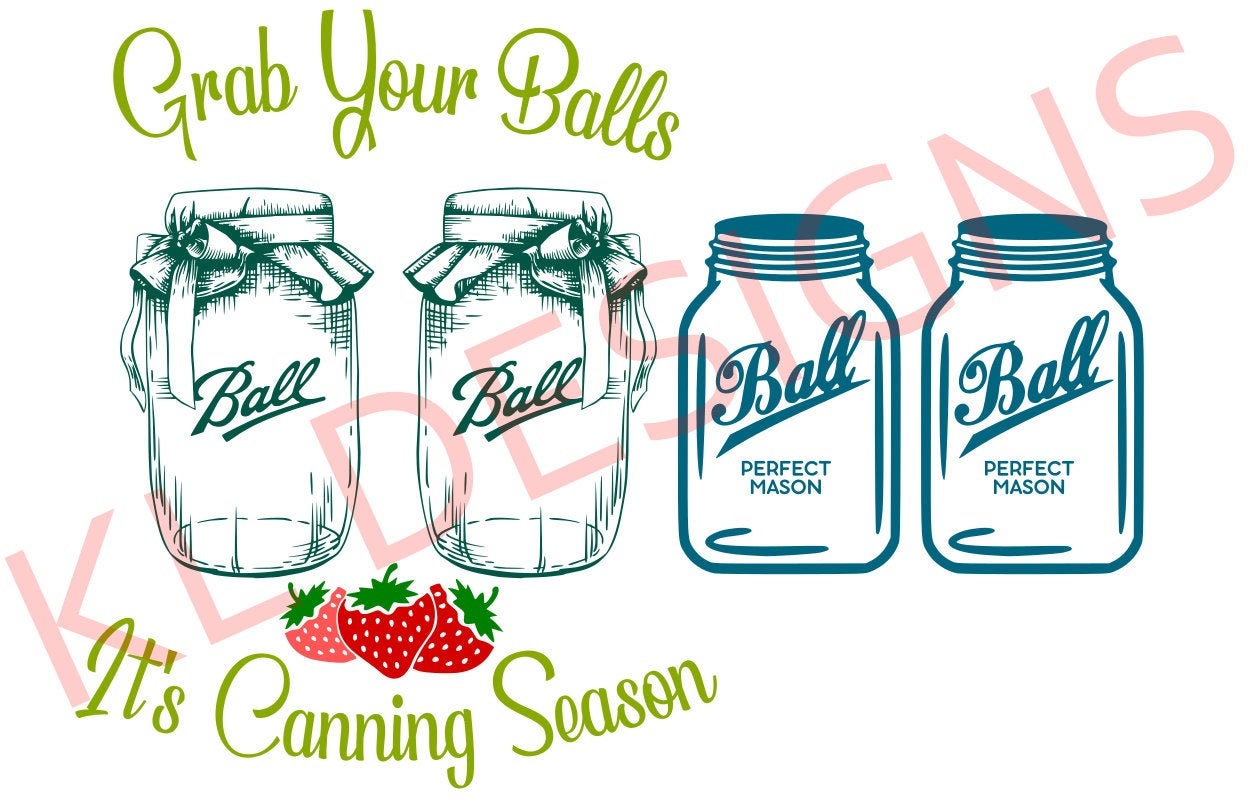 Grab Your Balls - Canning Season - SVG - Cricut - Instant Download ...