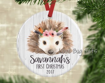porcupine ornament etsy porcupine christmas ornament