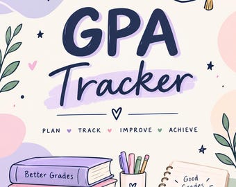 GPA Tracker: Simple College Grade Calculator (Digital Download)