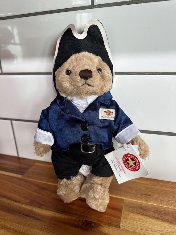 2003 4th July Hard Rock Cafe Plush Teddy Bear Kona Hawaii Limited
