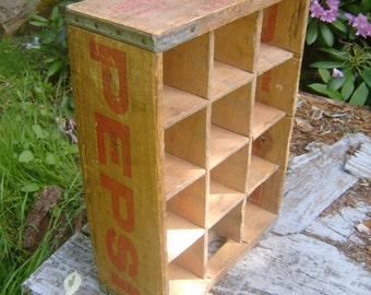 Pepsi Crate Salem  Portland Oregon Home Decor Wooden Box