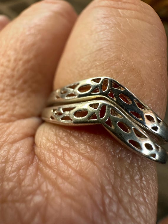 Sterling Silver Stackable Lavender Amethyst CZ Ma… - image 4