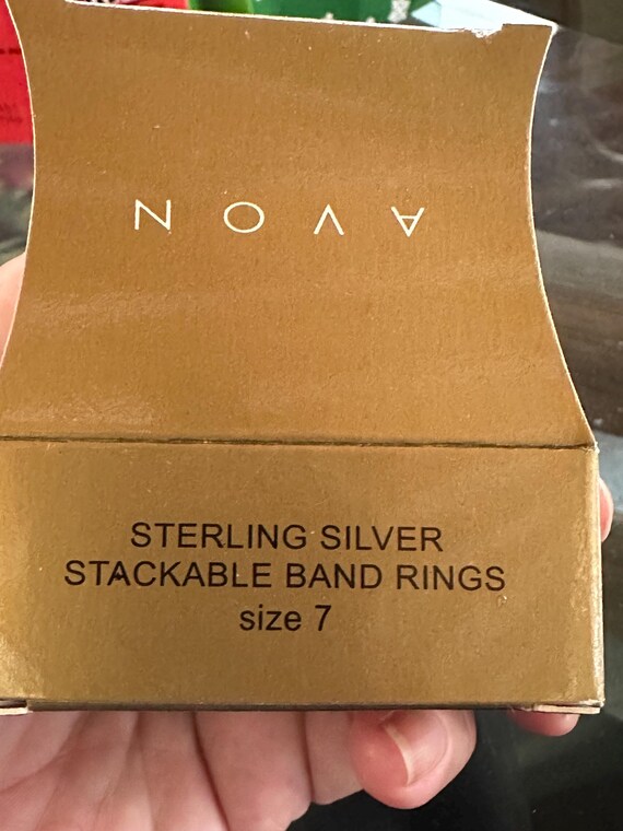 Sterling Silver Stackable Band Ring size 7 - image 6