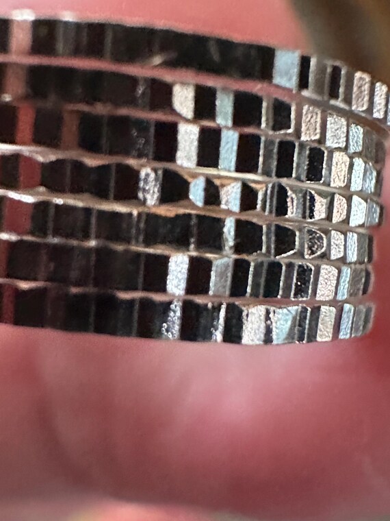 Sterling Silver Stackable Band Ring size 7 - image 2