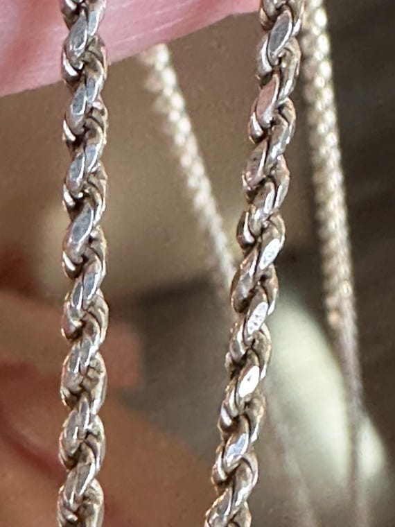 Unique Sterling Silver with Amethyst Pendant on a… - image 8