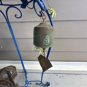Jeff Cross bronze wind bell ウインドベル Jeff Cross Bell - Etsy