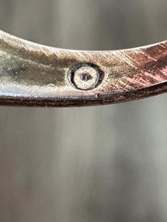 925 Sterling Silver Statement Ring Lavender Oval … - image 5