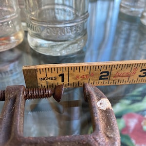 Antique C Clamp Industrial Mini 1-25mm