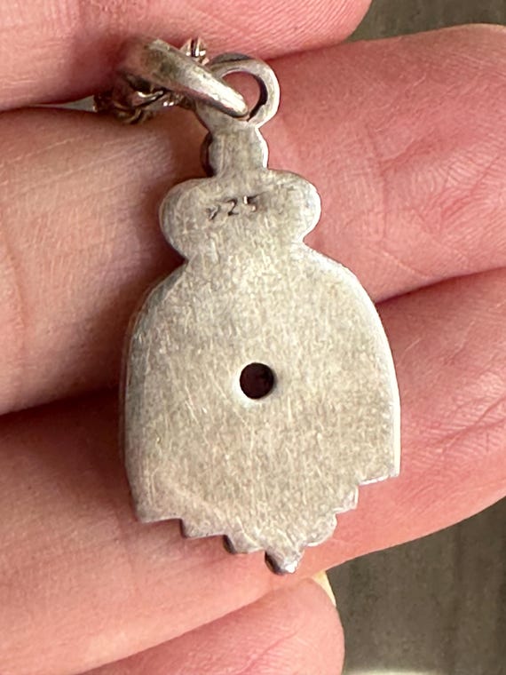 Unique Sterling Silver with Amethyst Pendant on a… - image 5