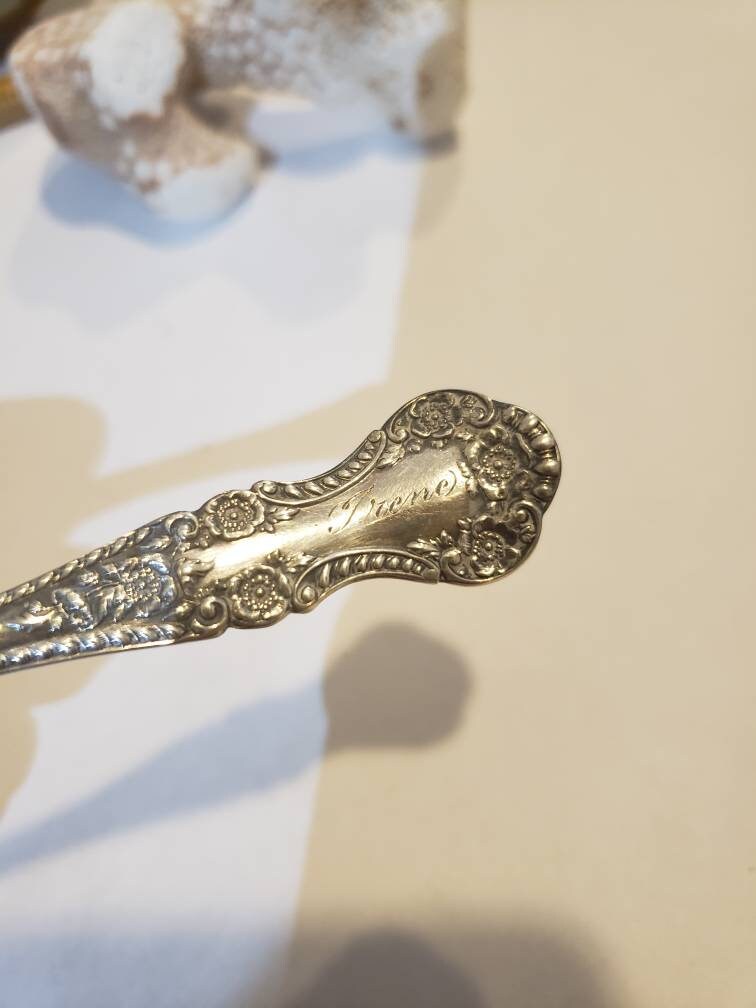 Irene Gorham 1899 Sterling Silver Teaspoon Rose Boutique Etsy UK