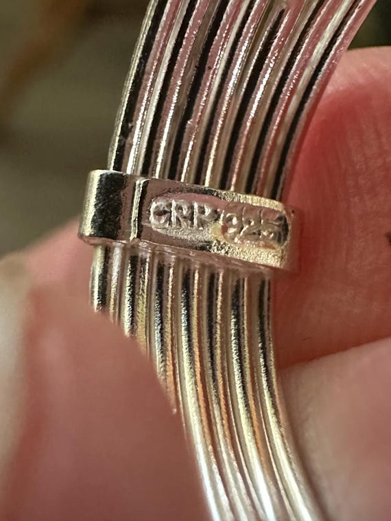 Sterling Silver Stackable Band Ring size 7 - image 5