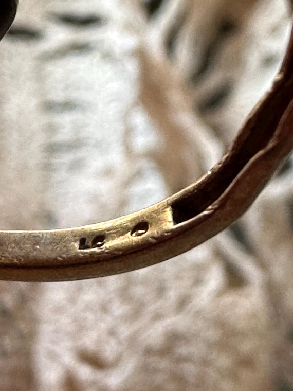 Marquise Ruby 10k Solid Gold Ring size 7 Genuine … - image 6