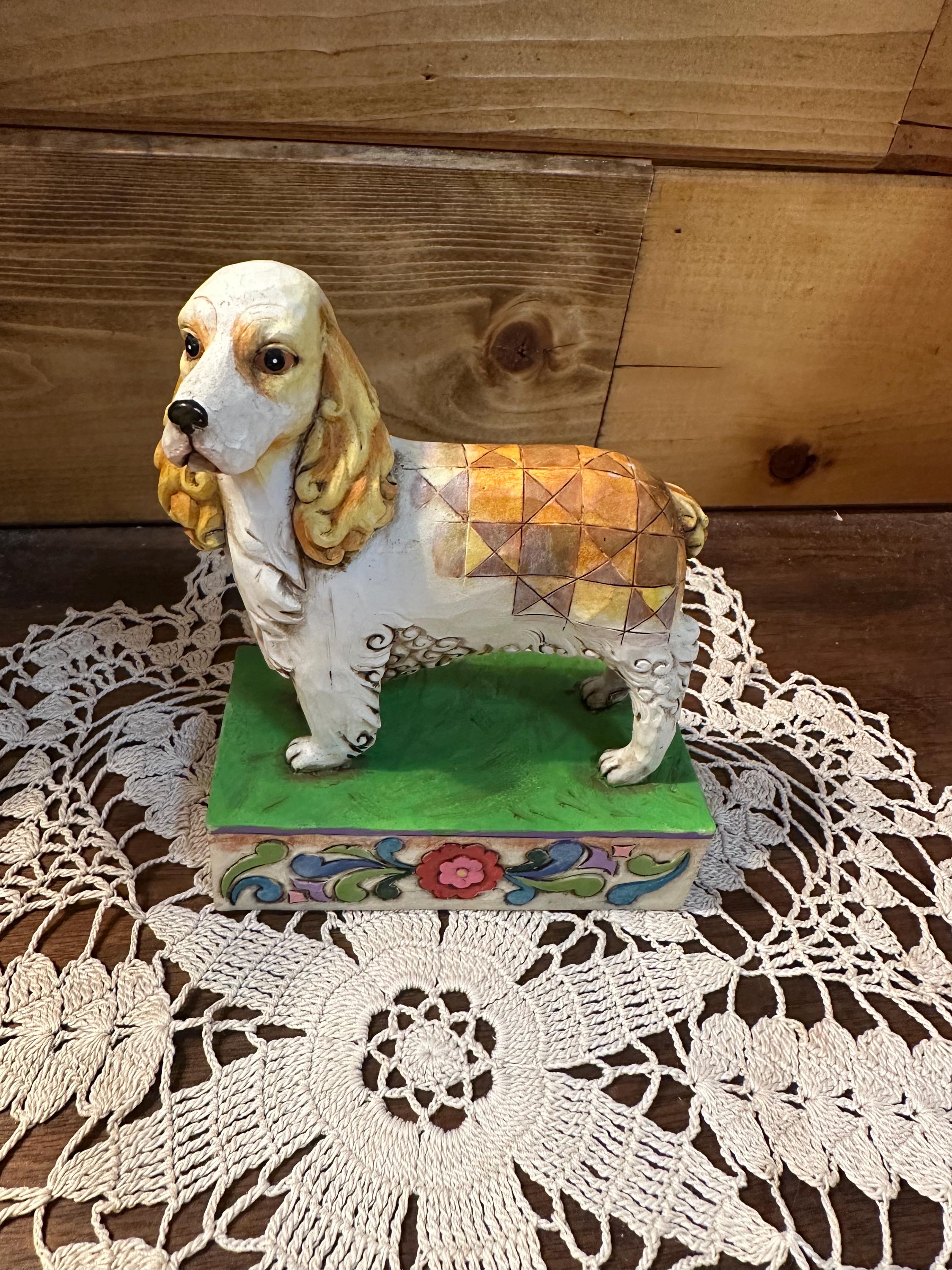 Jim Shore Sadie Heartwood Creek Cocker Spaniel Dog 4013024